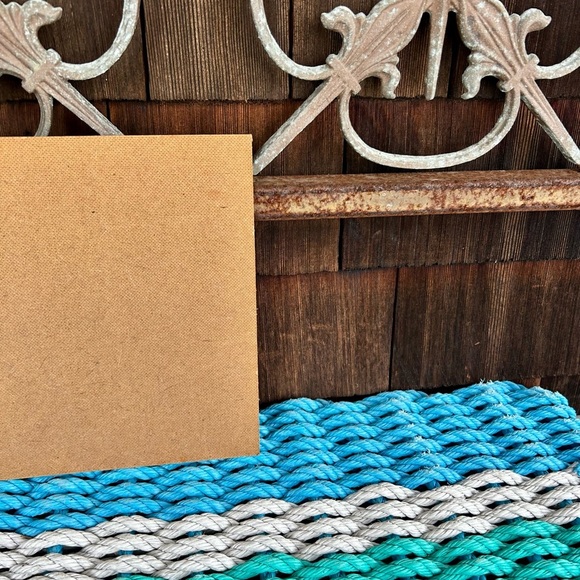 Oil painting of a rustic Spanish village on board measures 8.5 by 7 inches. - Picture 6 of 7